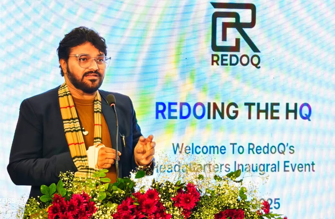 Another small step towards the goal.
Inaugurated New HQ of REDOQ in Kolkata with an expected employment of 560 professionals.  Had a very positive discussion with Dr. Andrew Flemming, Dy High Commissioner, North and North East India, British High Commission on booming