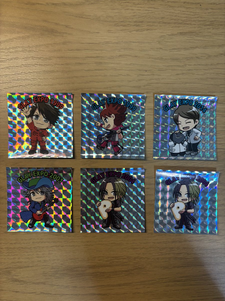 GLAY EXPO コレクション　ホロシール GLAY EXPO コレクション ホロシール - メルカリ