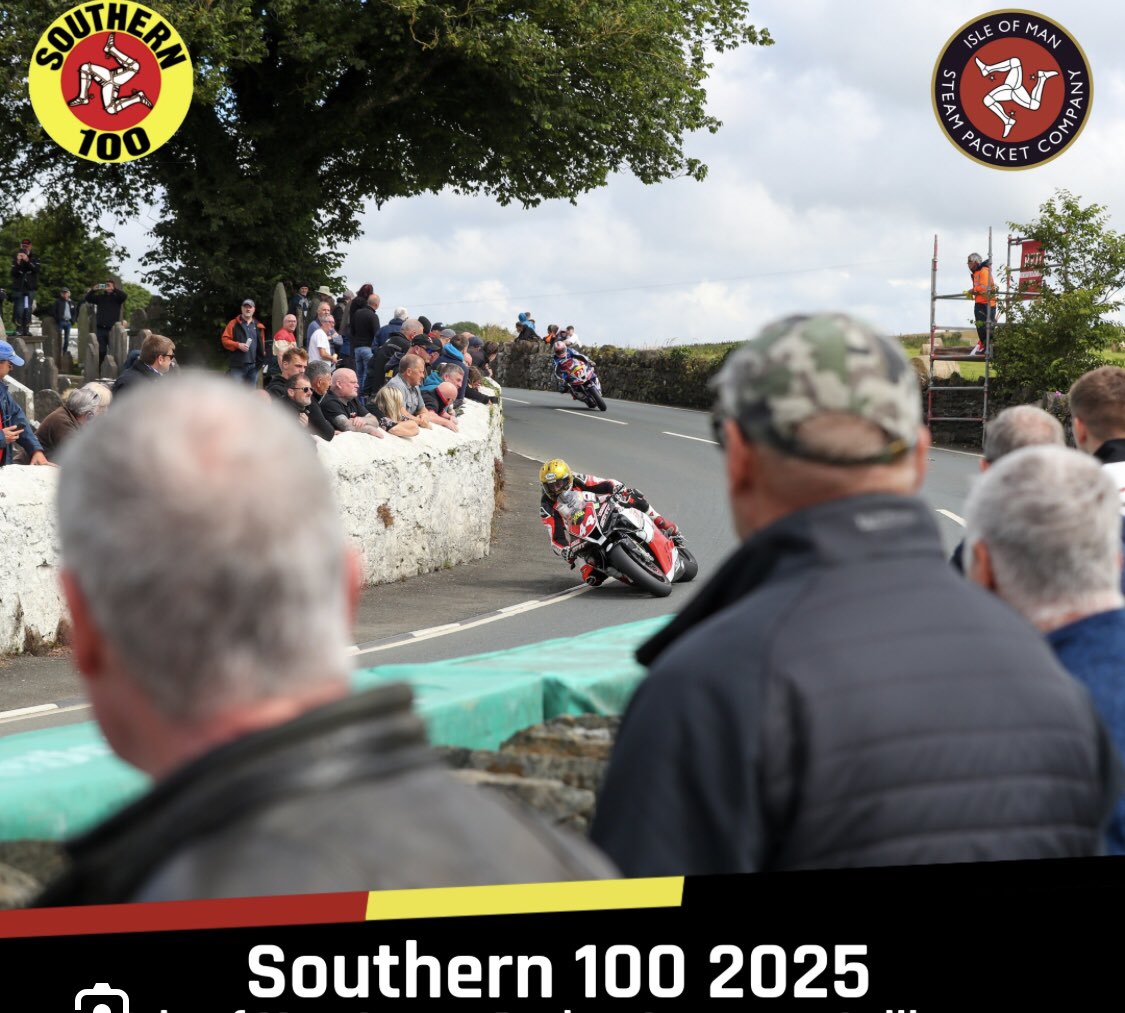 S100 “Booked”!
Best meeting of the year!
<a href="/S100isleofman/">Southern 100</a>