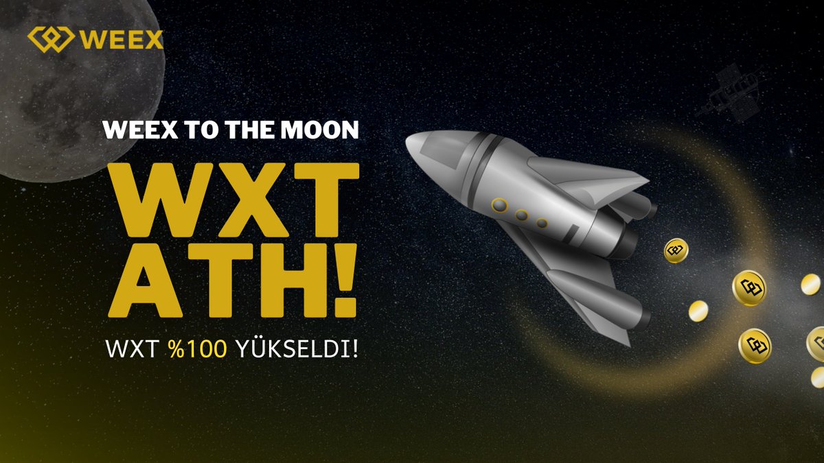 🚀 WEEX TO THE MOON!🌙🚀

$WXT ATH değeri %100 artış göstererek 0,033$ seviyesine yükseldi!

Hemen işlem yap: weex.com/trade/WXT-USDT
#ATH #WXT #WEEX #cryptomarket #CryptoTrading