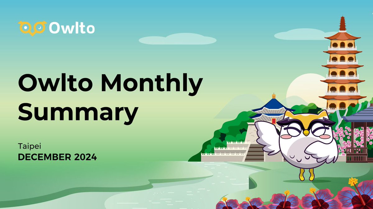 Monthly Recap for December 2024 at #OwltoFinance

A wonderful year has come to a close. Let's recap the memorable moments we've experienced over the past month.

Firstly, win 10*10USDT 👉 app.galxe.com/quest/OwltoFin…

Highlights：
🎉 Added <a href="/solana/">Solana</a> on Owlto Dex Aggregator with 300
