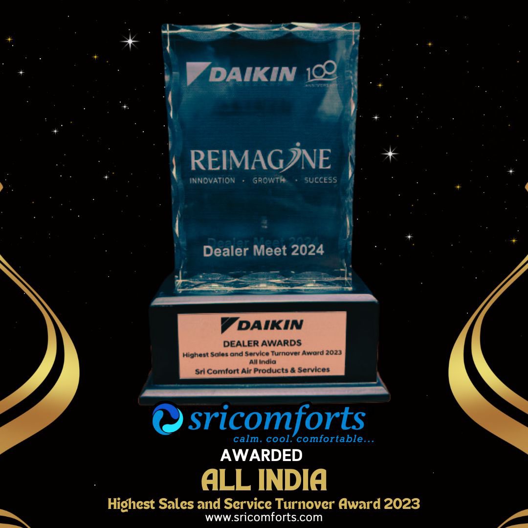 Sricomforts's tweet photo. We are honored to receive 5 prestigious awards from Daikin, both at the national and regional levels. 🌟 This recognition inspires us to continue delivering excellence and unmatched service.

Thank you to our incredible team and valued customers for being part of this journey! 🙌 https://t.co/PoAGJKzaza