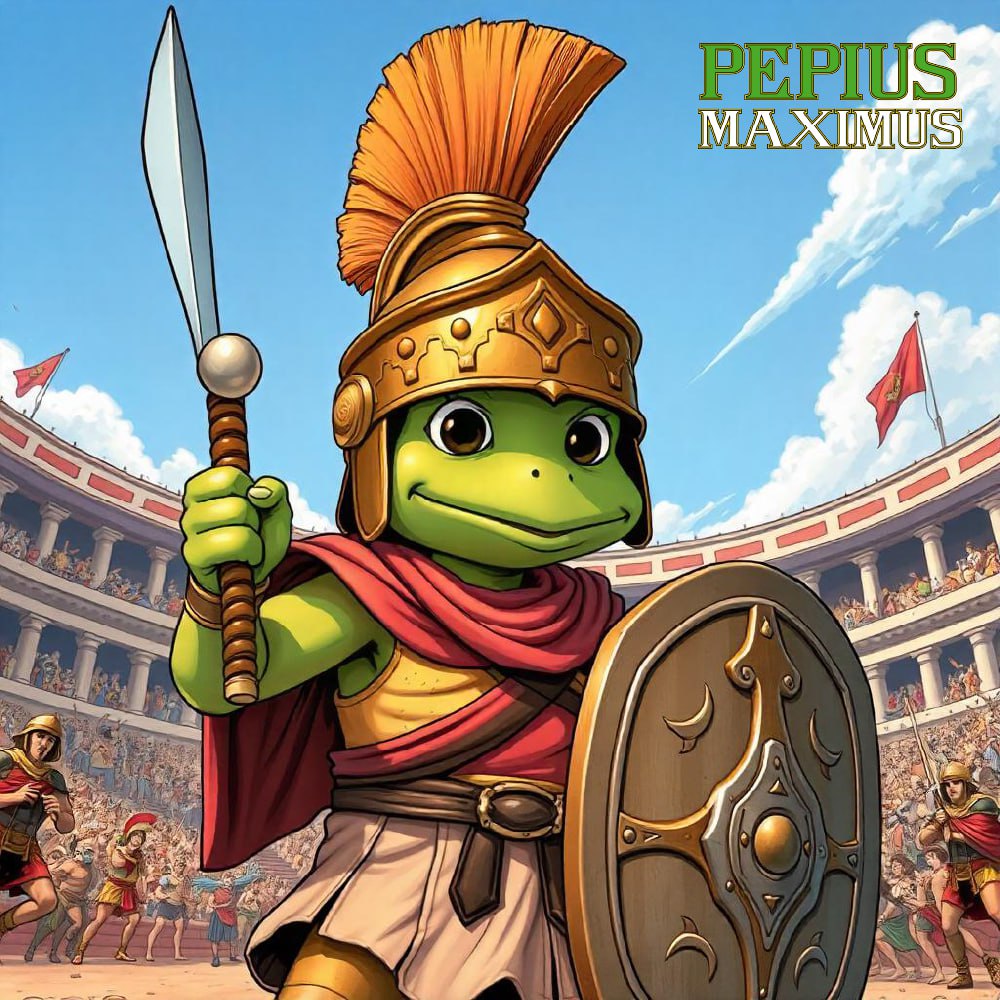 PmaxERC's tweet photo. Caesar took Gaul; $Pepius takes the blockchain. $Kekius #Ethereum https://t.co/OFQYW4CSu1