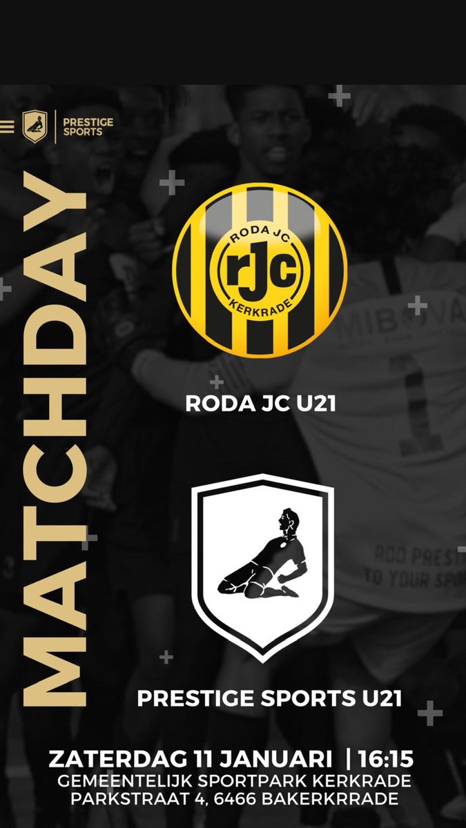 First match of the year, let’s goooo! 
Roda JC thank you for hosting us.