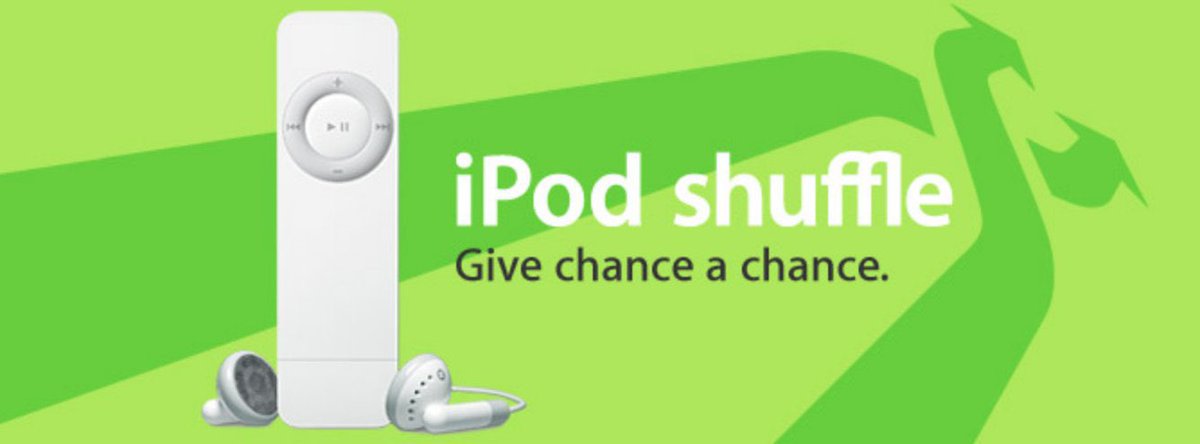 في مثل هذا اليوم منذ عشرين عامًا، أصدرت شركة <a href="/Apple/">Apple</a> الجيل الأول من iPod Shuffle.