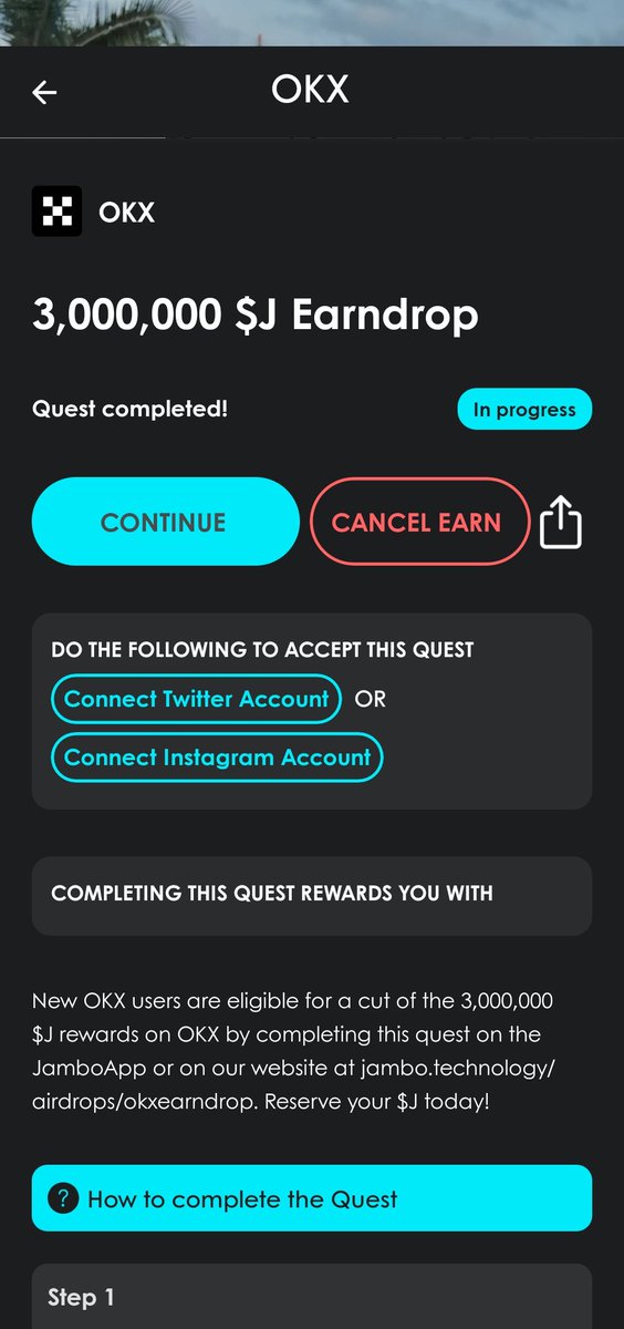 I'm super exited in joining this campaign with <a href="/okx/">OKX</a> <a href="/wallet/">OKX Wallet</a> <a href="/JamboTechnology/">Jambo</a> can't wait for mooning with j/usdt, how well are you prepared for this event?