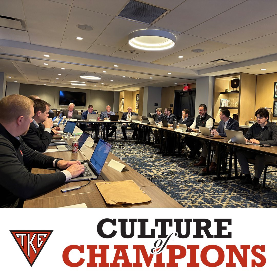 The Grand Council is up and working this Founders' Day weekend in Nashville! #TKEnation #TKEGC