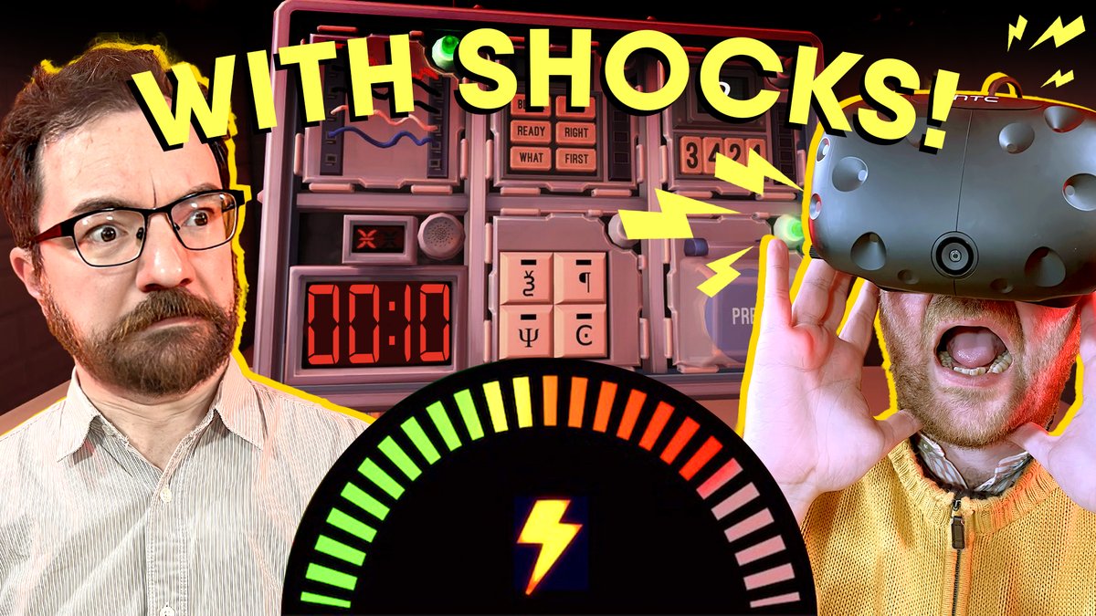 _CTRLFreaks's tweet image. Dom and Sullivan are taking on their most painful challenge yet, as they do a House Rules edition of Keep Talking and Nobody Explodes…. with Shock Machines!

🎮 youtu.be/8Atyk5zp_GU 🎮

#keeptalkingandnobodyexplodes #videogames #controlfreaks #ctrlfreaks #houserules