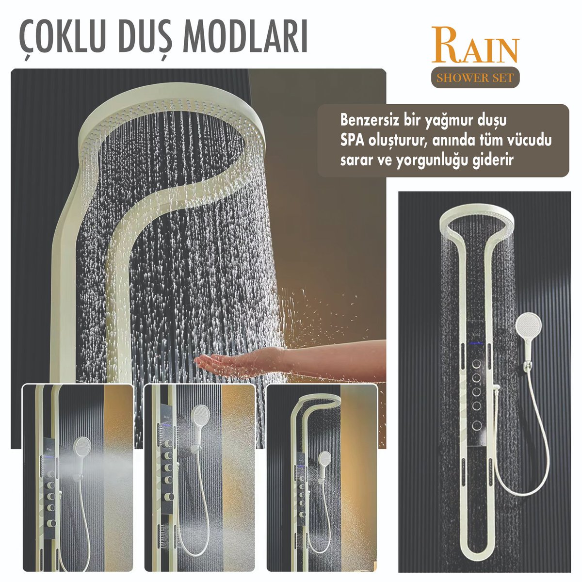Adm_Depo's tweet photo. RAIN Shower Set
Kendini Özel Hissedenler İçin.... 

Üstün kalite,
Tasarım ve Estetik.

# LüksDuşSeti
#admdepo
#FıskıyeModeli https://t.co/3iT0QoWYCP