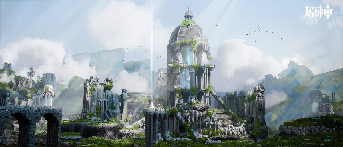 #Minecraft #Minecraftbuilds #minecraft建築コミュ #GenshinImpact #原神 
Stormterror's Lair
render by Gretzz