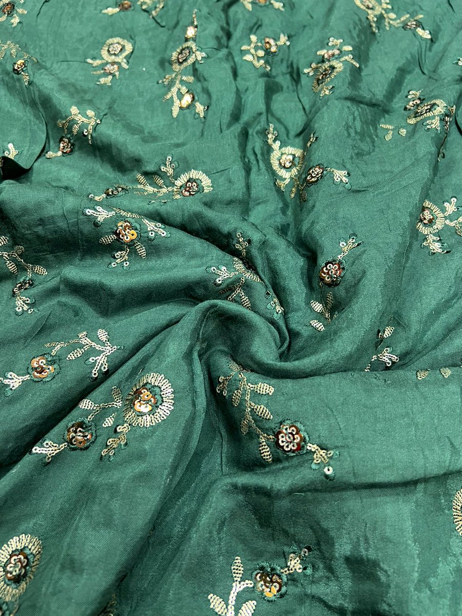 RootsDesi's tweet photo. PRETTY SILKS with Threadwork sequins embroidery

44"

985/ m

WhatsApp us at +91-8295197848 or 8168435302

Chat link: https://t.co/jGdRBvAaaP

#softsilk #silk #silkfabric #embroideredsilk #threadwork #sequinswork #fabricshopindia #fabricstoreindia #fabricshoppingonline https://t.co/HGaETprmTr