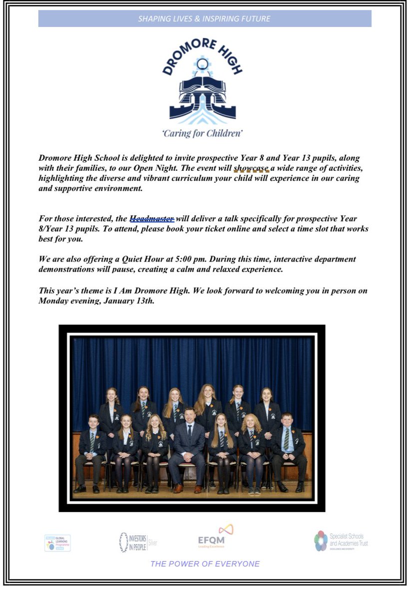 Dromore High tweet media