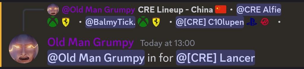 Debut time for CRE by the looks of it &amp; its in BBS of all places too 💀 

See how bad i am at this game then 😭