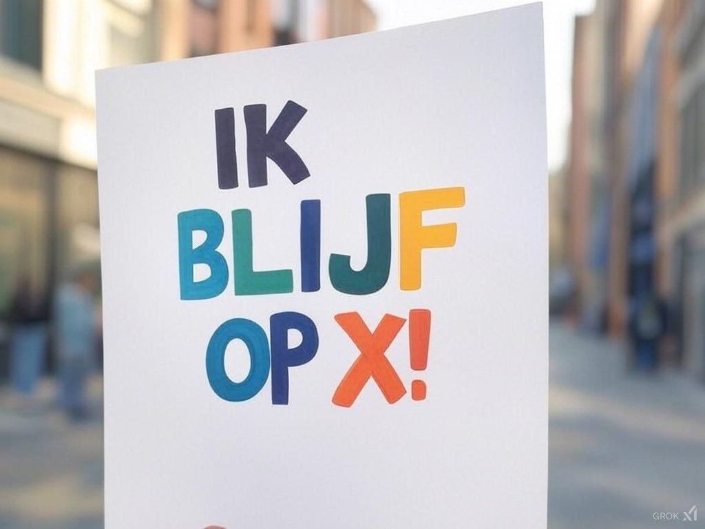 Zullen we dit zoveel mogelijk delen. #ikblijfopx