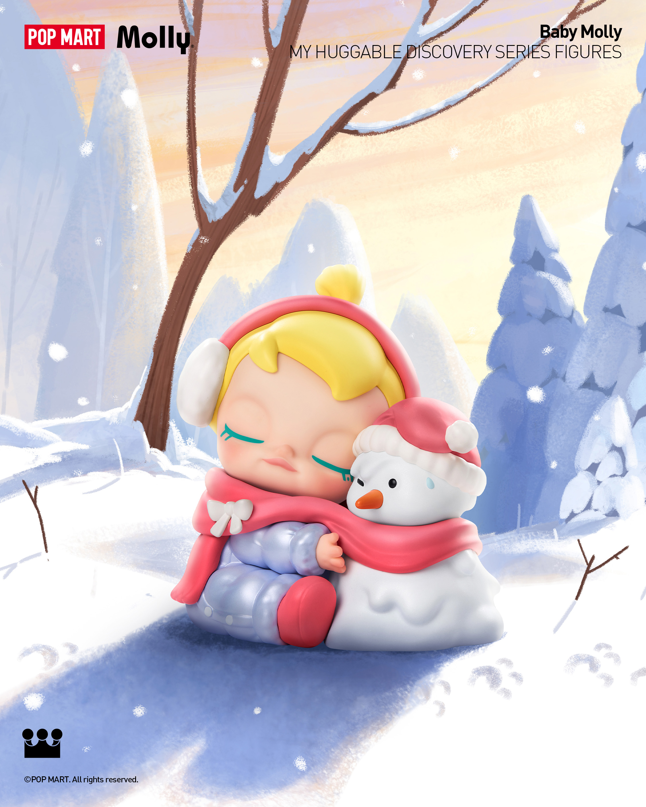 その他 POPMART Baby Molly My Huggable Discovery Baby Molly My Huggable Discovery Series Figures - POP MART