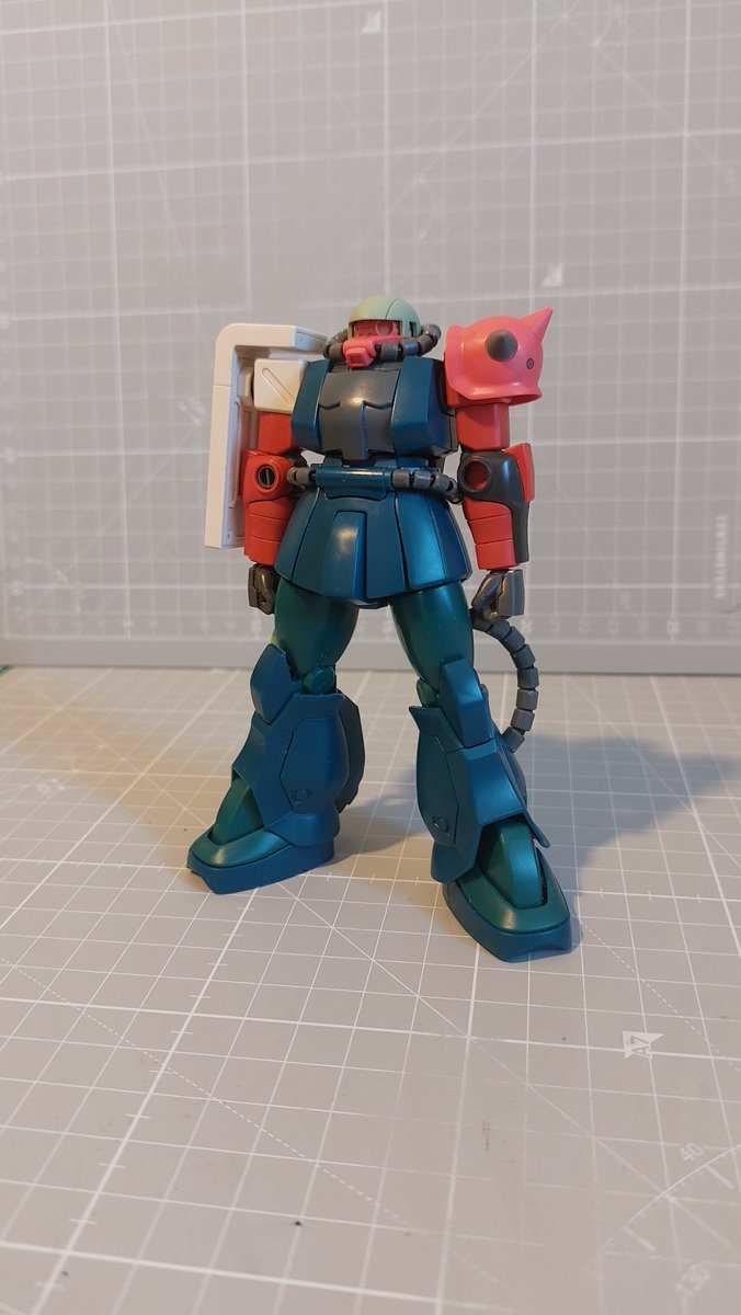 Typebble's tweet image. Zaku ii Mixing! 

#ザク #ザクミキシング  #ガンプラ