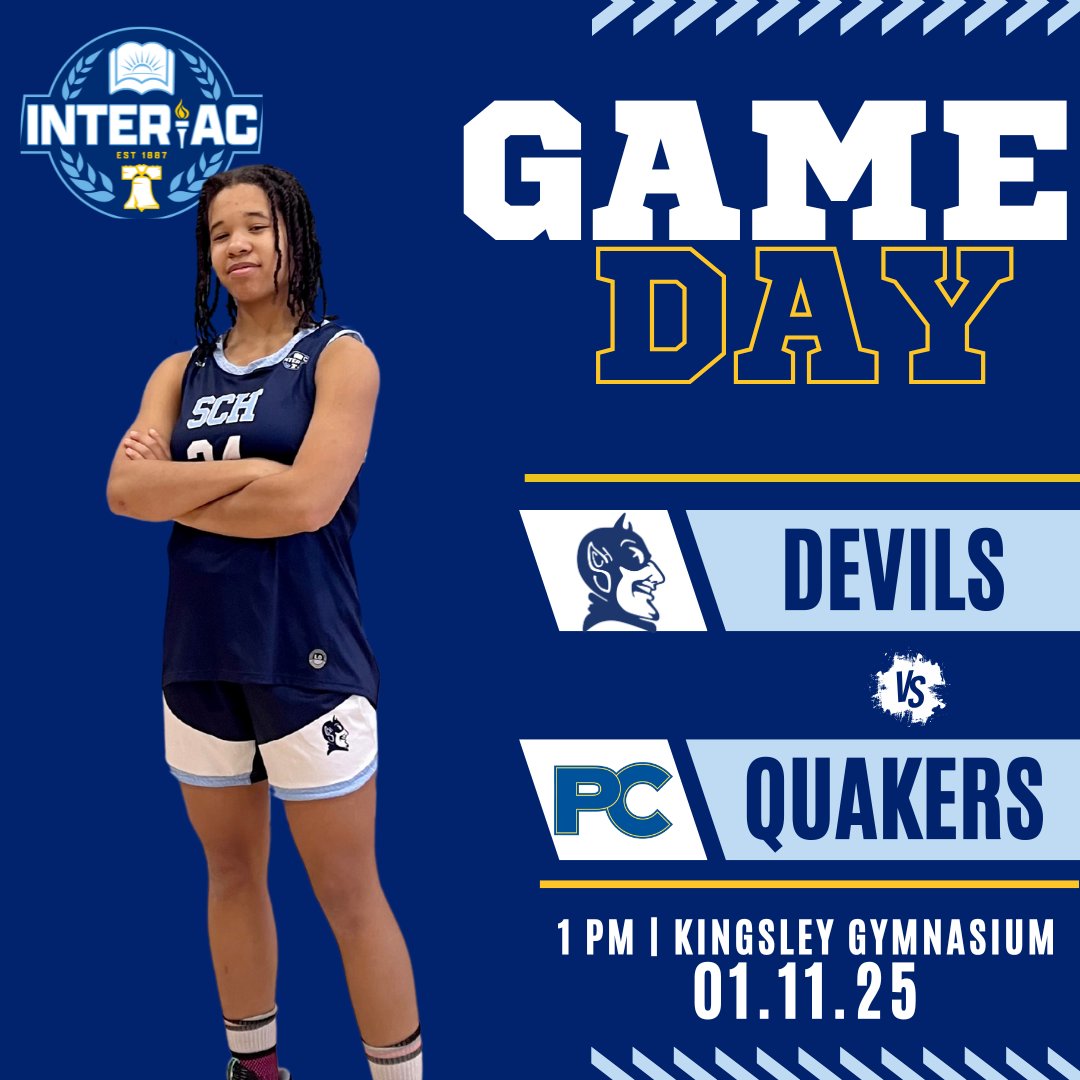 Head over to Kingsley to cheer on <a href="/SCHGirlsBB/">SCH Girls Basketball</a> vs PC today at 1! Good luck, girls! #GoDevils #SCHproud <a href="/DWilsonSCH/">Dave Wilson</a> <a href="/ddinkins/">Delvin Dinkins</a> <a href="/PhSportsDigest/">Philadelphia Sports Digest</a> 
Livestream here: fan.hudl.com/usa/pa/philade…