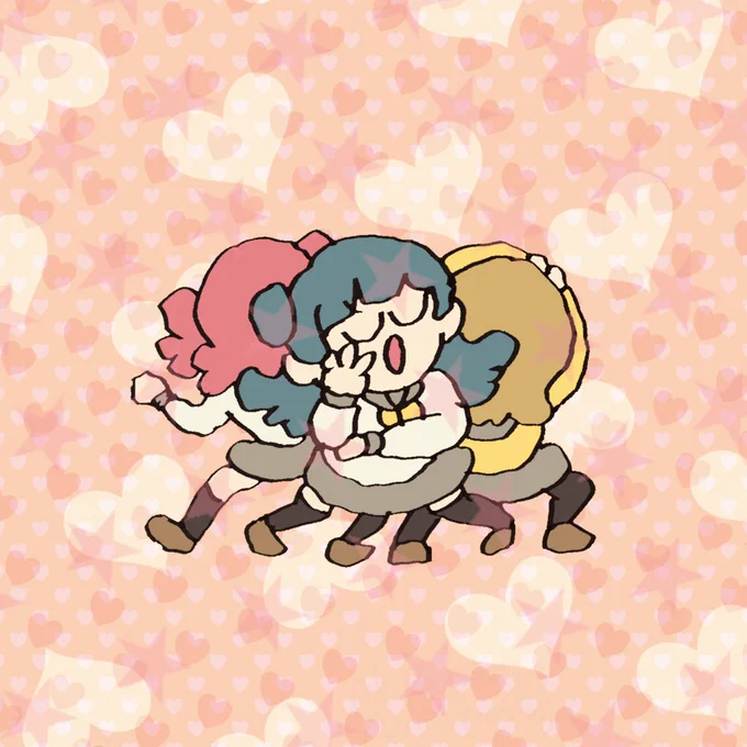 あんたたち!背中合わせよっ!!! 