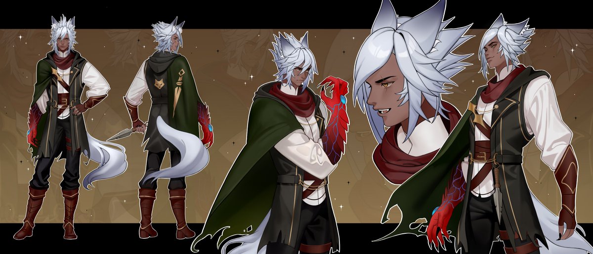 DaggerFoxVT's tweet image. Some revisions were made, can you spot the differences?

artist: hipolink.me/juzie