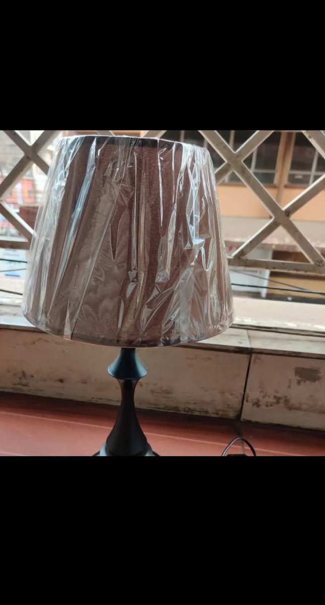 ClasicEquipment's tweet image. Transform your living room into a haven of light and style with this Table lamp. 
Ksh 5,500 per pc. 
 0721275514
#tablelamps #tablelamp #lampshade #lamp #officelamp #bedsidelamp #homedecor #design #interiors #interiordesign  #desklamp #lightdesign #lampandlight #tablelampdesign