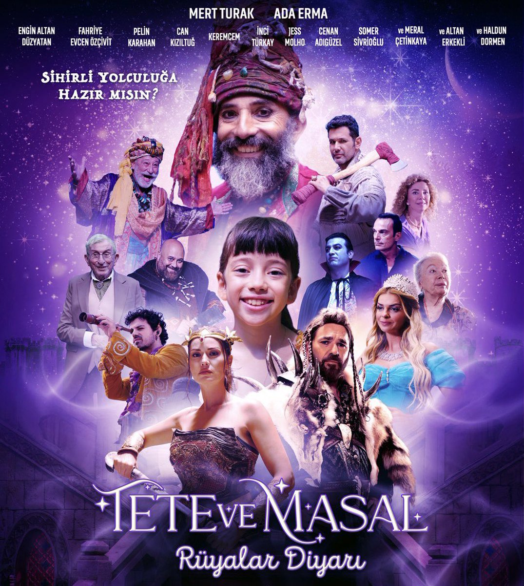 Büyüleyici atmosferi ve etkileyici hikayesiyle izleyicilere unutulmaz bir sinema deneyimi vaat eden "Tete ve Masal: Rüyalar Diyarı” filminin başrol oyuncusu Mert Turak; Pelin Karahan ve Keremcem ile çok özel röportaj gerçekleştireceğiz! 

Neler sormak istersiniz? ✍🏻👇🏼
