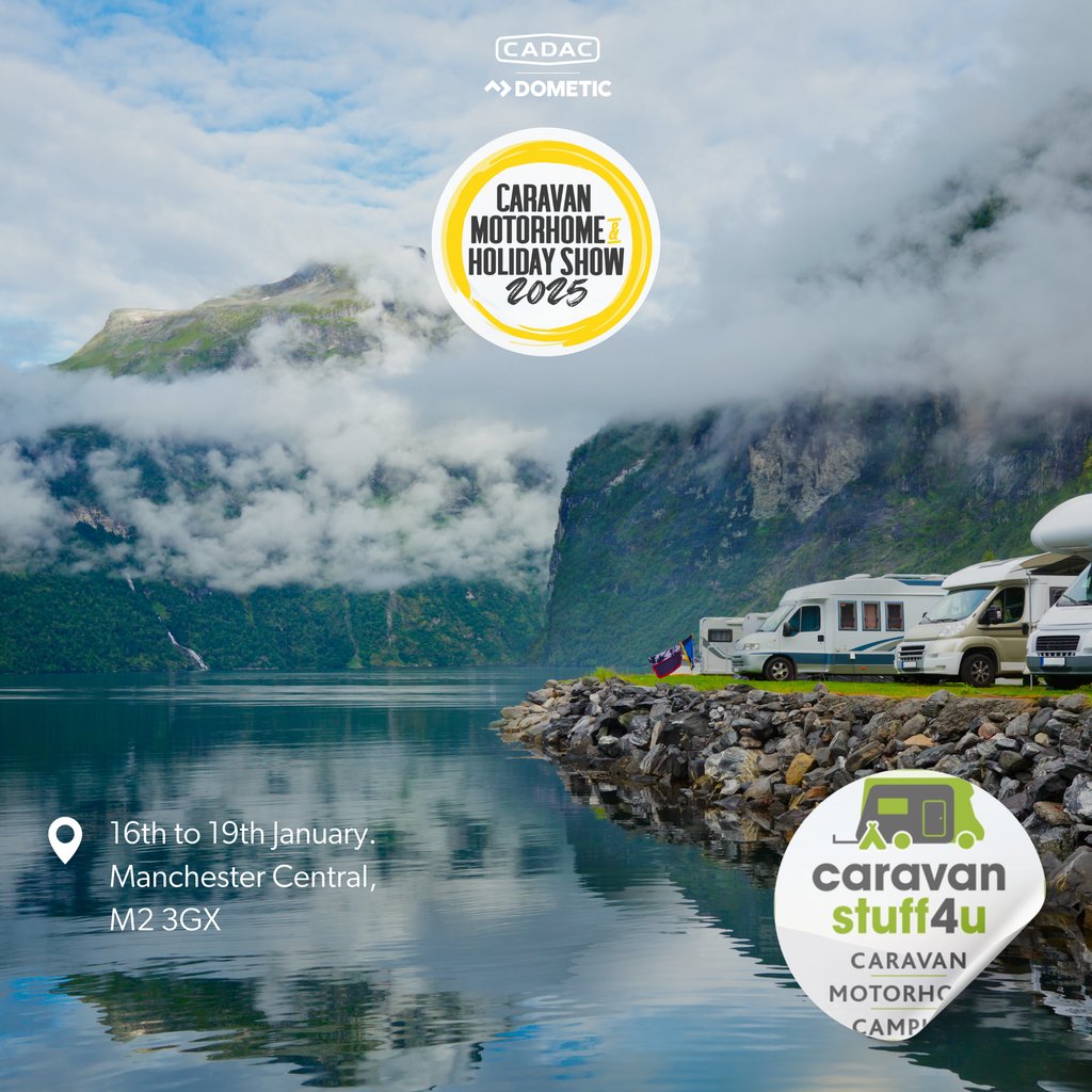 🚐🔥 Get ready for the ultimate BBQ experience at The Caravan, Motorhome &amp; Holiday Show 2025! 

🏕️ Join us at Stand G40, where we’ll be showcasing a full range of Cadac Dometic BBQs in partnership with @CaravanStuff4U! 🥩

#CadacDometic #CaravanShow2025 #BBQTime #OutdoorCooking