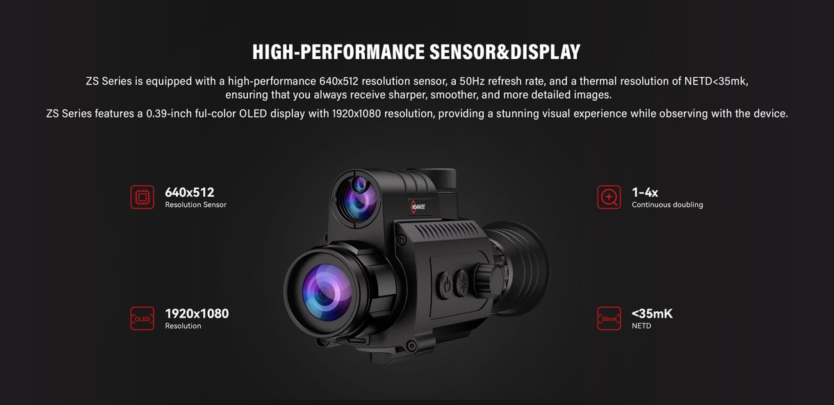 Hdaniee888's tweet photo. Whether you’re navigating extreme weather, low-light conditions, or need accurate targeting, the ZS Thermal Imaging Series provides unmatched clarity, precision, and versatility.
This advanced thermal imaging scope makes all the difference in your hunting experience. https://t.co/Sl0x6SKbsY