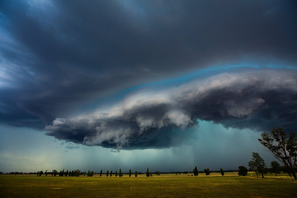 JimmyDeguara's tweet photo. 7th January 2025 hailstorm Forbes to West Wyalong

Not for media use Licensing Available

This storm developed near West Wyalong and tracked north-northeast towards Forbes crossing the Newell Highway damaging vehicles and smashing a few windscreens. https://t.co/Xq8ZGWSAut