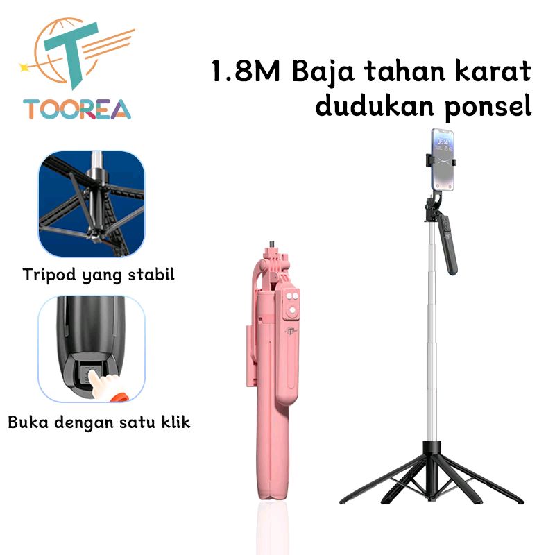pudjaforester's tweet photo. Cek TOOREA 180cm Tongsis Tripod 4 Kaki Tripod Selfie Stick HP Kamera DSLR Tongsis Stainless Steel Tripod 7 Tombol Remote Control Bluetooth Dengan 1/4 Adaptor dengan harga Rp129.000. Dapatkan di Shopee sekarang! https://t.co/eF7QFoae3Y https://t.co/Gaf3ODuXOm