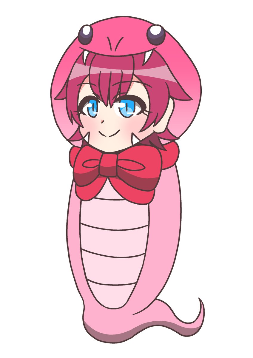 「新年一発目の動画より「つちのこのちこたん」(声アルマちゃん)今年の干支は巳(蛇)」|中野じぇねらる＠モデ猫電子書籍発売中のイラスト