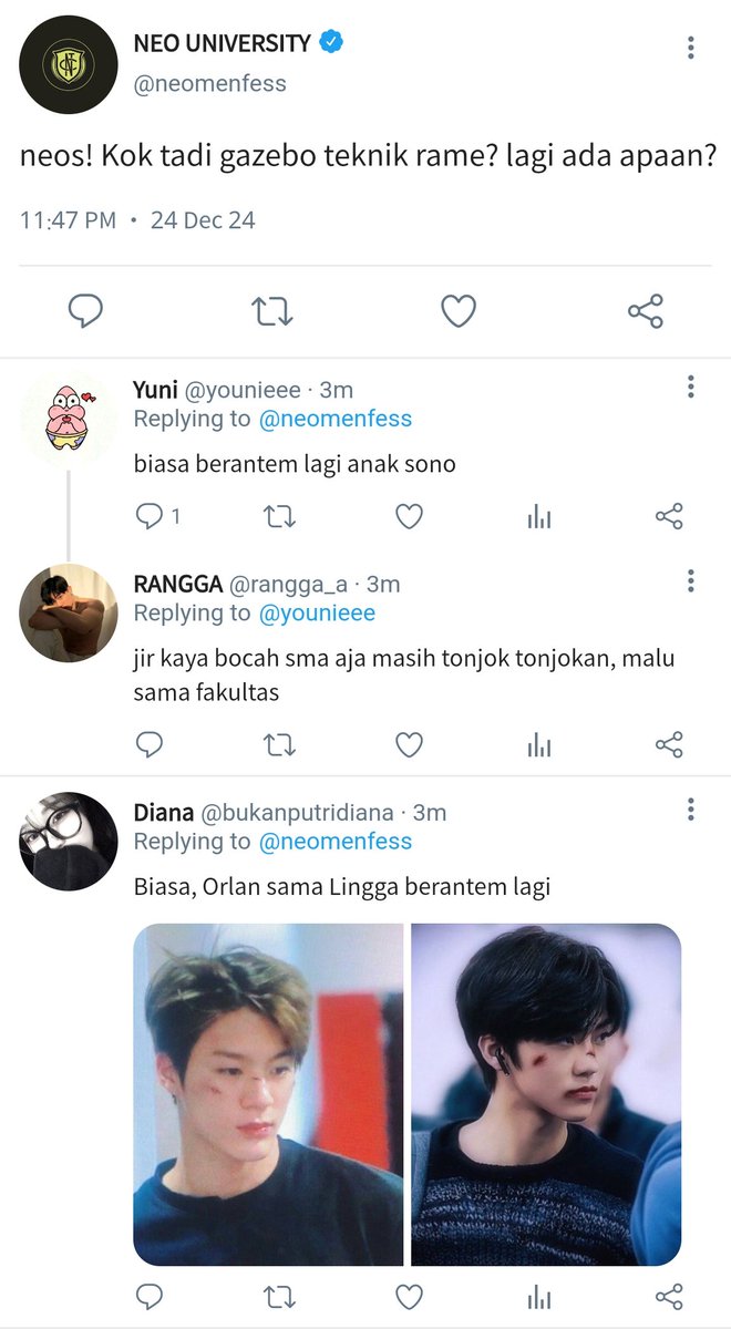 enamlima2342's tweet photo. Nomin few tweet au

Si anak teknik sangar yang aslinya pecinta warna pink malah ketahuan sama musuh bebuyutannya. https://t.co/HjQoXHEABX