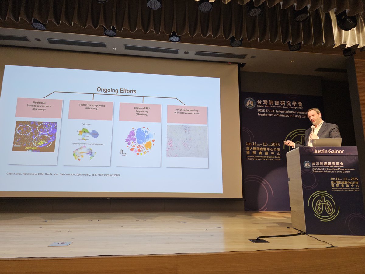 HHorinouchi's tweet photo. 🫁Taiwan🇹🇼Association for the Study of Lung Cancer
🎯Immune microenvironment
🎙@JustinGainor
#LCSM @OncoAlert #TASLC25 #ICI https://t.co/IU07hgQJBK