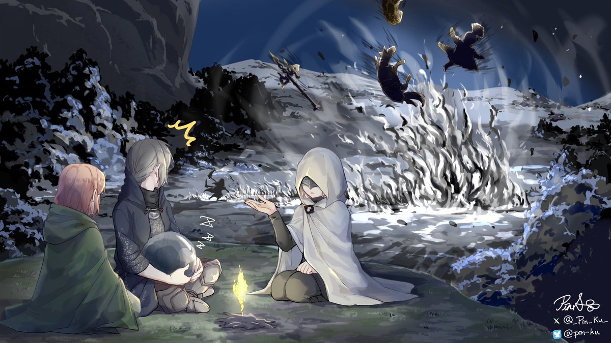 _Pin_Ku_'s tweet photo. I’m looking forward to seeing if Friede might show up in Nightreign.
And it’d be even better if she could bring along her two sisters!
#EldenRing #NIGHTREIGN #DarkSouls3 #Elfriede #SisterFriede #エルデンリング #ナイトレイン #ダークソウル3 #エルフリーデ #修道女フリーデ https://t.co/GVGqfeEre7
