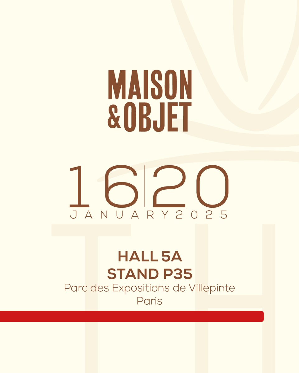 euthaliafrag's tweet photo. ✨Kick off 2025 with us at @MaisonObjet!

Join us from January 16-20 at HALL 5A - P35, along the #redcarpet, to discover our latest creations.

Experience the essence of #EuthaliaFragrances, where exquisite #design meets the finest #homefragrances.

#maisonetobjet #paris https://t.co/s2ml3DTgBQ