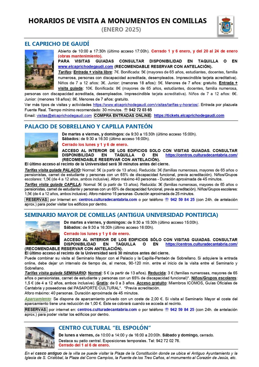 EN COMILLAS CANTABRIA 
TODOS LOS SABADOS