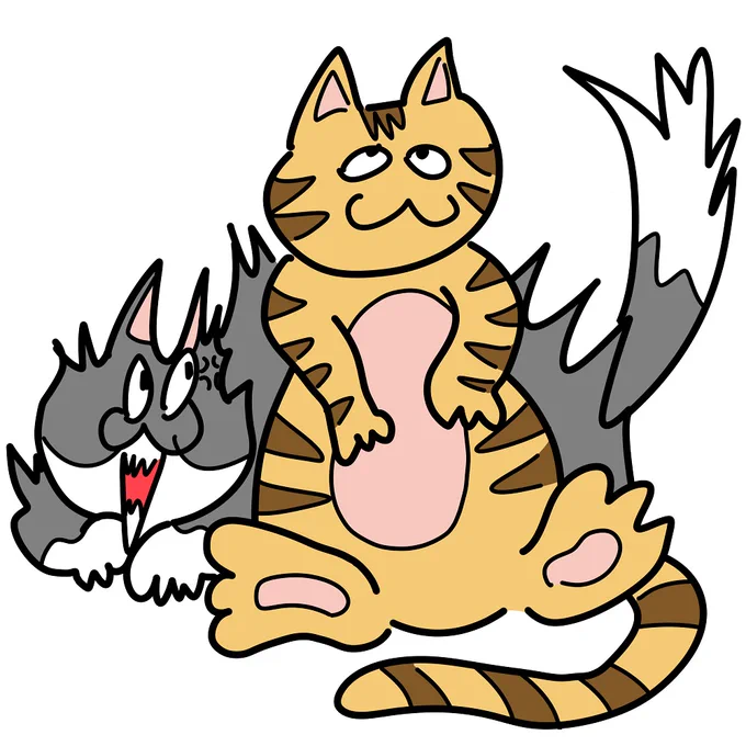 イラストリメイク3「ねこソファー」(cat sofa)#イラスト #絵 #イラストレーション #illustration #ART #character #ゆるいイラスト #コマ #猫 #ねこ #ネコ #cat #猫イラスト #ねこイラスト #catillustration #毎日投稿 #一日一絵 #1日1絵 