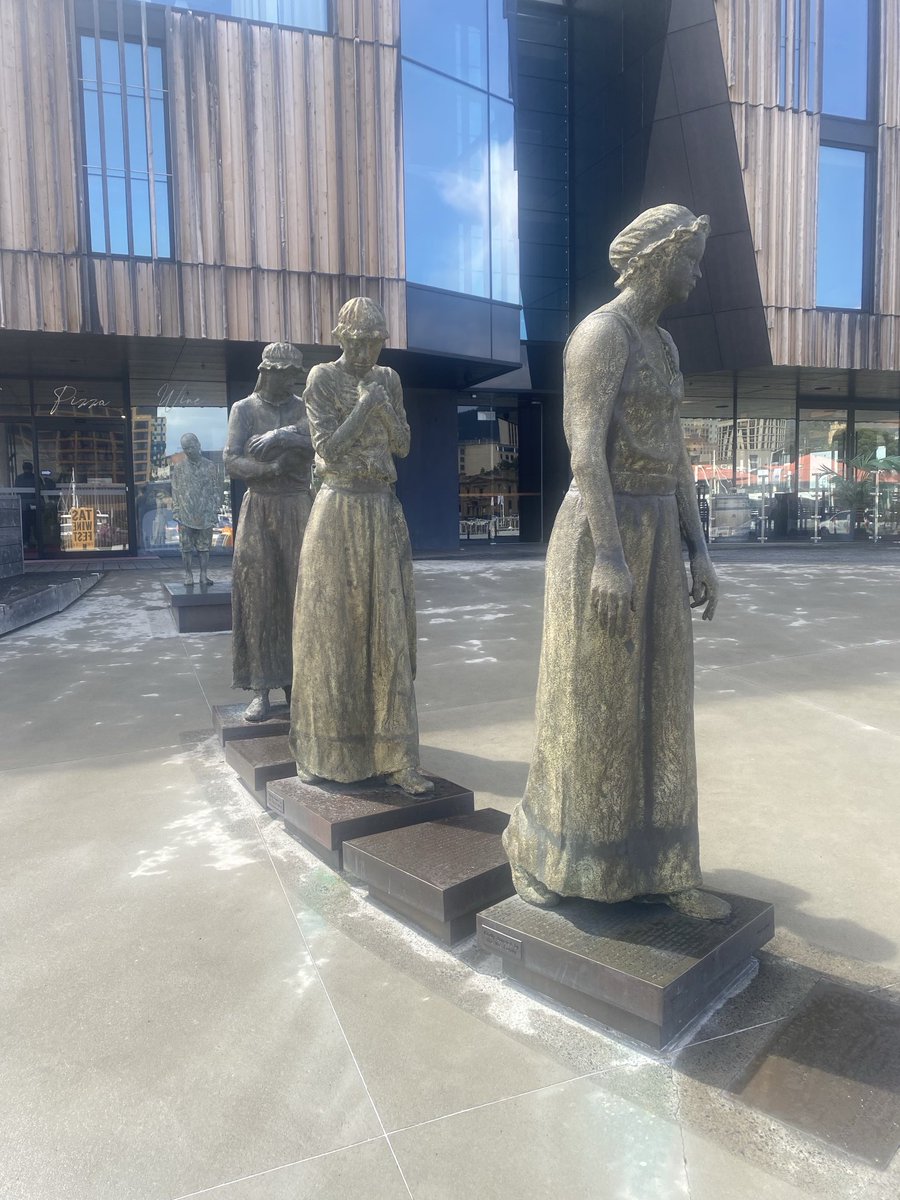 MichelleHoctor1's tweet photo. Had a chance to travel to Tasmania recently &amp; visited ⁦@monamuseum⁩ &amp; ⁦⁦@unescowhc⁩ Cascades ⁦⁦@FemaleFactory⁩ site, a 19th-c workhouse built to reform female convicts inc. from Ireland. R. Gillespie’s “Footsteps” memorial is stunning. https://t.co/J1NgUCVIut