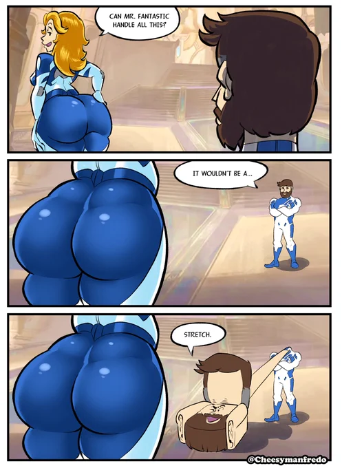 Does Mr. Fantastic ever do this in the comic? 
