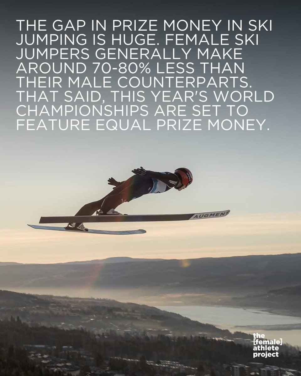 Winner of a women's ski jumping competition in Germany received cosmetic  sets, including shampoo, shower gel and towels while the winner of the  men's received approximated $5,300. Selina Freitag from Erlabrunn, revealed, image size:960x1200