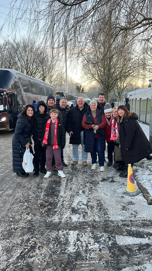 The O’Brien clan are on our way <a href="/ASFCofficial/">Accrington Stanley</a> 🚍