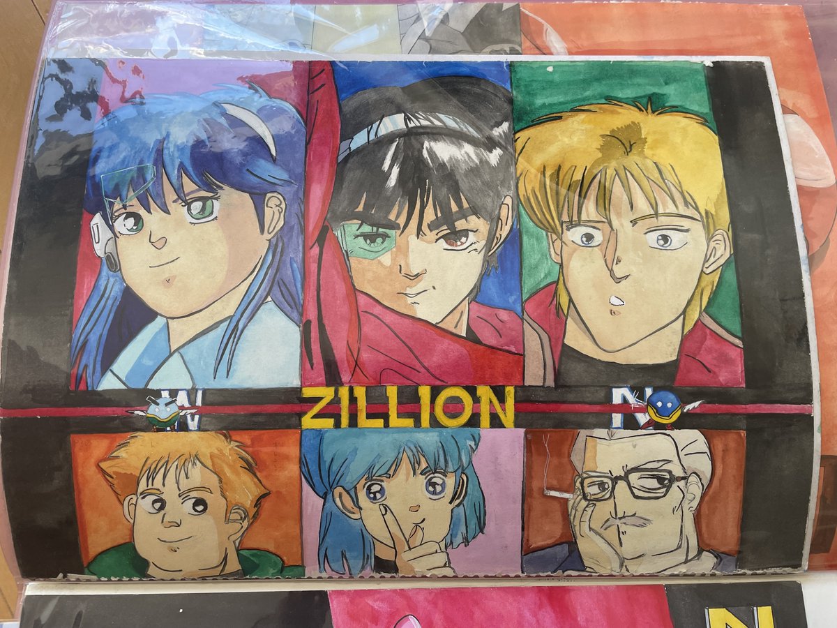 EizouKurawo's tweet photo. #ジリオン #ZILLON
３０年前に描いた絵を描き直す https://t.co/hMC5HfbPBY