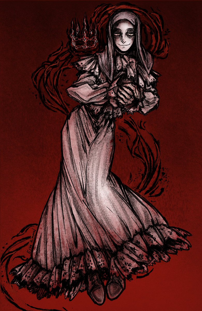 eskeriah's tweet photo. Varre in nightgown ❤️
Thank you, @Munletar for greatest and cutest idea~

#EldenRing #Elden_Ring #fanart #エルデンリング #varre #whitemaskvarre #白面のヴァレー https://t.co/PDdCd0ufNi