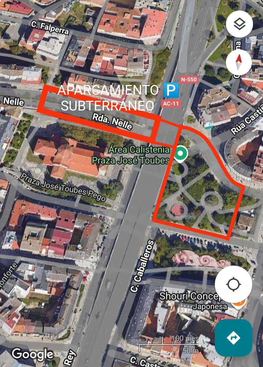 ESarmiento10's tweet photo. Ante la falta de aparcamiento 🅿️ en la zona de la Falperra ¿Sería posible realizar un aparcamiento 🅿️ subterráneo en la zona de San Pedro de Mezonzo?
#propuestasparamiciudad #coruña #aparcamiento #parking https://t.co/fcdHa2b48h