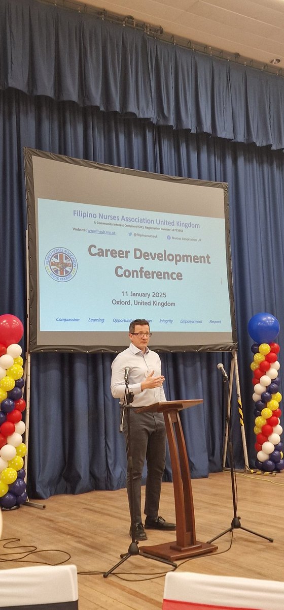 Mark Dalauidao (@mdalauidao) on Twitter photo The first leg of the <a href="/filipinonurseuk/">Filipino Nurses Association UK</a> Career Development Conference for 2025 at John Radcliffe Hospital
In the photo is the Director of Nursing at OUH NHSFT Mr. Florian Stoermer The first leg of the <a href="/filipinonurseuk/">Filipino Nurses Association UK</a> Career Development Conference for 2025 at John Radcliffe Hospital
In the photo is the Director of Nursing at OUH NHSFT Mr. Florian Stoermer