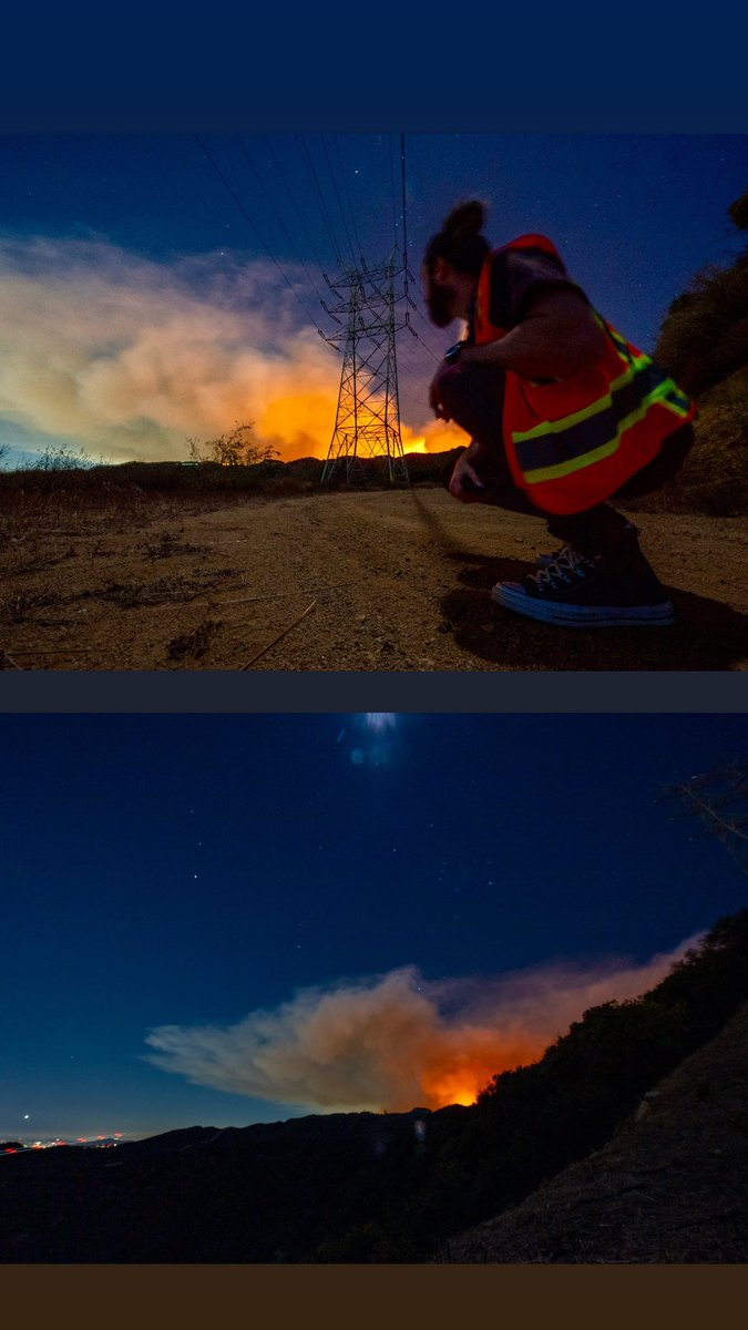 peteherron's tweet photo. The dragon making its way toward Encino. The pilots battling this thing are absolute rockstars. #PalisadesFire https://t.co/yEgZVMUXq6