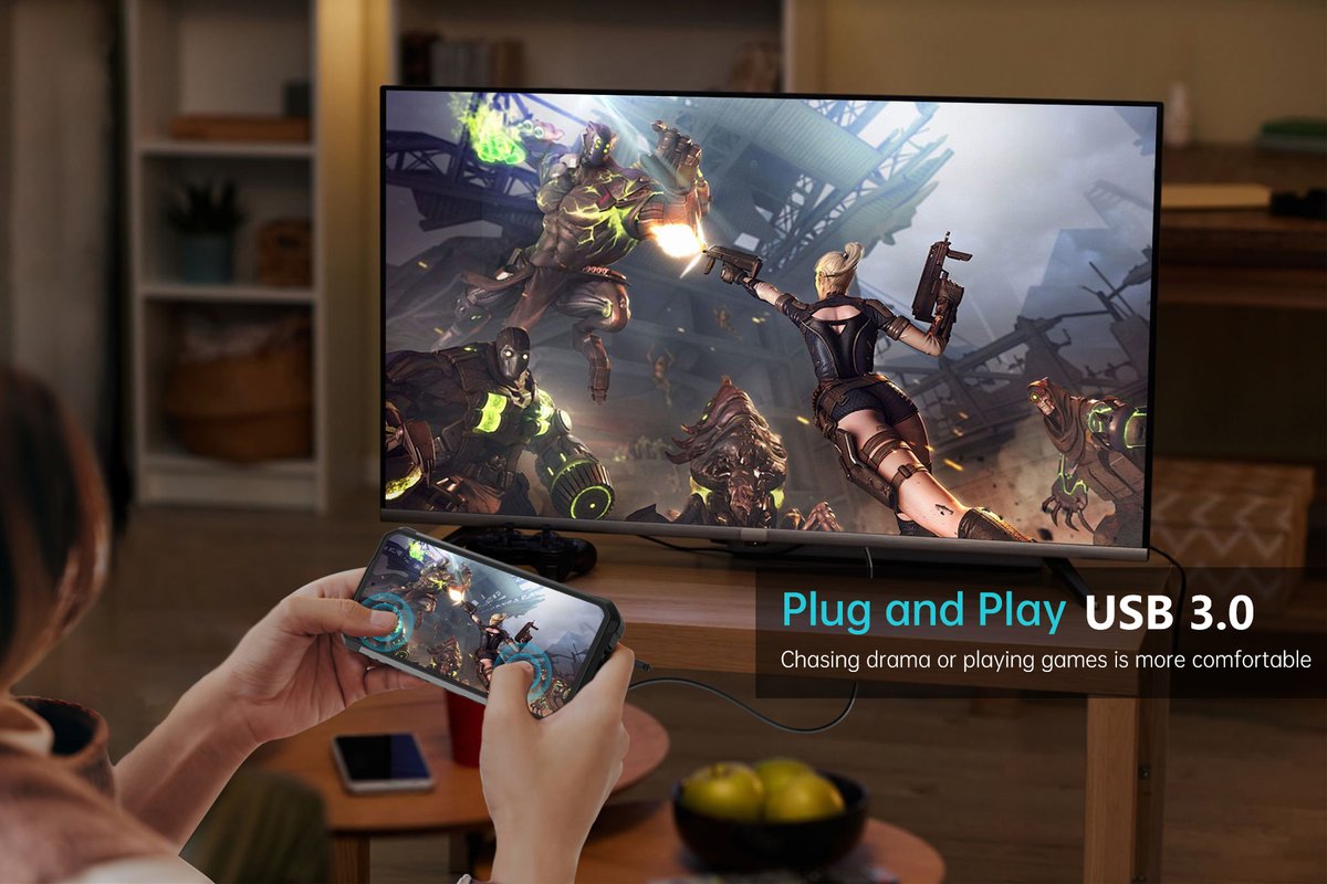 UnihertzMobile's tweet image. 📺 From phone to screen – experience true versatility!
The SHARK 3 supports DP output via USB 3.0, making sharing and connecting effortless.  #SHARK3 #TechThatMatters
👉 Click here to reserve yours: bit.ly/3VSLs8d