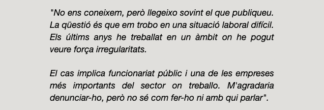 🛑 INVESTIGACIÓ.

Sovint es parla de les ajudes que reben certs col·lectius de menors tutelats o joves migrants.

En canvi, se'n parla molt poc de l'enorme entramat de fundacions opaques que gestionen aquestes ajudes públiques.

Explicat aquí: mailchi.mp/octuvre/dgaia

Que corri.