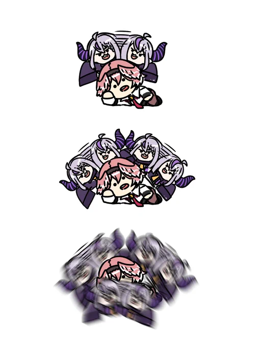 えもじの子②#laplus_artdesu #Luillust 