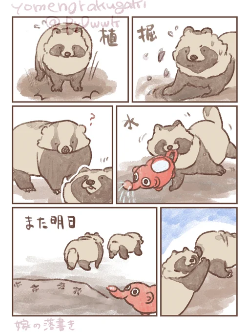 #たぬき
#嫁のたぬきストーリー

たぬきの挑戦 ➁ 