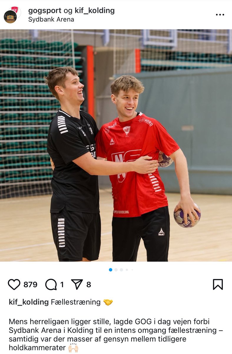 Fællestræning mellem KIF Kolding og GOG. Spændende om fynboerne så besøger Aalborg i næste uge.

Rivaliseringerne i dansk håndbold er sgu ikke, hvad de har været.